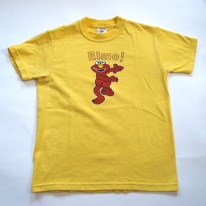 Elmo T-shirt Tee Bright Yellow Sesame Street